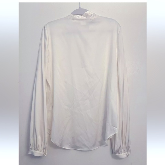 VERONICA BEARD silk white blouse - Picture 5 of 8